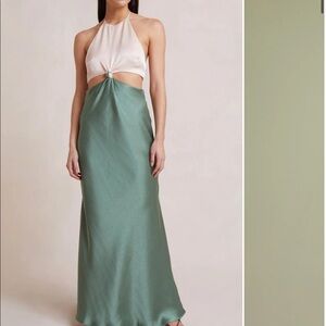 BEC + BRIDGE CARRIE HALTER MAXI DRESS